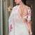 white georgette saree with blouse