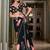 black floral printed saree with blouse