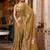 brown georgette saree with blouse