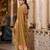 brown georgette saree with blouse