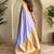 lavender silk blend zari weaving saree with blouse