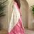 off-white zari weaving saree with blouse