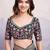 black georgette saree with blouse