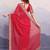 red embroidered saree with blouse