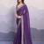 purple georgette saree with blouse