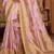 lavender zari weaving dola silk blend saree with blouse