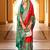red foil printed silk blend saree with blouse