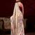 cream satin floral printed saree