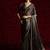 Brown zarkan handwork tissue silk festival wear saree with blouse