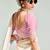 multi-color organza border work saree with blouse