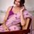 pink cotton weaving saree with blouse