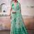 green cotton weaving saree with blouse
