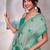 green cotton weaving saree with blouse