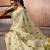 cream weaving cotton saree with blouse
