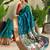 green pichwai weaving silk blend saree with blouse
