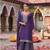 Royal blue free size full stitched upto 42 palazzo wedding suits