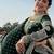 GREEN HEAVY CHINON SILK EMBROIDERY PARTY WEAR LEHENGAS CHOLI