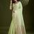 Pista silk blend zari checks saree with blouse piece