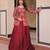 MAROON Jacquard Jacket Style Fully Stitched lehenga CHOLI  