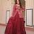 MAROON Jacquard Jacket Style Fully Stitched lehenga CHOLI  