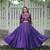 Purple Gota-Patti Lace Fully Stitched Lehenga with Koti Blouse