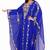 Royal Blue Georgette Stitched Kaftan with Golden Aari Embroidery – Elegant Ethnic Wear
