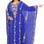 Royal Blue Georgette Stitched Kaftan with Golden Aari Embroidery – Elegant Ethnic Wear