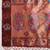 Silver-copper zari butti Banarasi silk blend saree with blouse