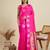 Banarasi silk blend zari woven butti saree with paithani pallu