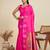 Banarasi silk blend zari woven butti saree with paithani pallu