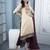 Beige embroidered silk straight cut trouser kurta dupatta readymade suits