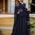 BLACK ZARI AND CODING LACE WORK WITH LEHERIYA PRINTED GEORGETTE LEHENGA CHOLI