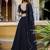 BLACK ZARI AND CODING LACE WORK WITH LEHERIYA PRINTED GEORGETTE LEHENGA CHOLI