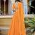 YELLOW ZARI AND CODING LACE WORK WITH LEHERIYA PRINTED GEORGETTE LEHENGA CHOLI