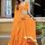 YELLOW ZARI AND CODING LACE WORK WITH LEHERIYA PRINTED GEORGETTE LEHENGA CHOLI