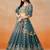 DOVE BLUE GEORGETTE SEQUINS ZARI EMBROIDERED LEHENGA CHOLI