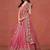 pink GEORGETTE sequin ZARI EMBROIDERED LEHENGA CHOLI