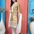 Antique gold embroidered silk straight cut trouser kurta dupatta readymade suits