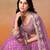 RANI PINK GEORGETTE SEQUINS ZARI EMBROIDERED LEHENGA CHOLI