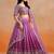 RANI PINK GEORGETTE SEQUINS ZARI EMBROIDERED LEHENGA CHOLI