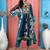 Navy-blue embroidered georgette anarkali trouser kurta dupatta readymade suits