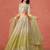 YELLOW GEORGETTE SEQUINS ZARI EMBROIDERED LEHENGA CHOLI