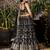 BLACK DOLA SILK SEQUINS ZARI EMBROIDERED LEHENGA CHOLI