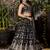 BLACK DOLA SILK SEQUINS ZARI EMBROIDERED LEHENGA CHOLI