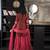 Maroon embroidered silk straight cut sharara kurta dupatta readymade suits