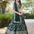 GREEN DOLA SILK SEQUINS ZARI EMBROIDERED LEHENGA CHOLI