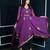 Pink embroidered georgette asymmetrical  trouser kurta dupatta readymade suits