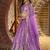 LAVENDER DOLA SILK SEQUINS ZARI EMBROIDERED LEHENGA CHOLI