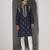 Blue embroidered raw silk kurta pajama