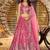 pink DOLA SILK SEQUINS ZARI EMBROIDERED LEHENGA CHOLI